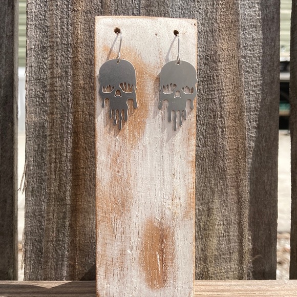 Crystalcoveboutique Jewelry - LAST ONE Halloween Frankenstein Zombie Stainless Steel Earrings
